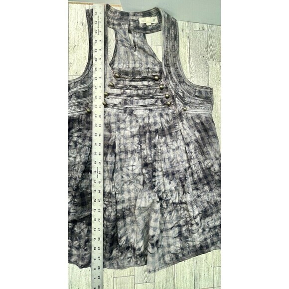 Mine Anthropologie Military Tie Dye  Sleeveless Racerback Top Med Grunge Biker - Picture 10 of 11